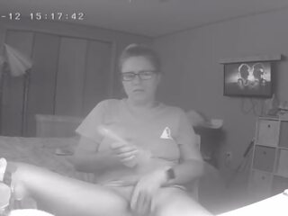 Sacanagem jovem grávida skips dever de casa para masturbar-se para x classificado filme escondido câmara
