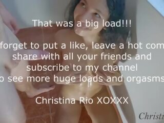 Please daddy&comma; fuck me hard before coming on my tits - Christina Rio