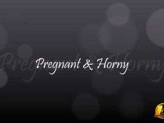 Reusachtig tieten milf katerina hartlova in laatste month’s pregnancy masturbeert
