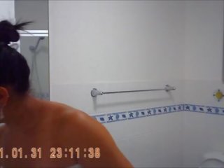 Babe in shower