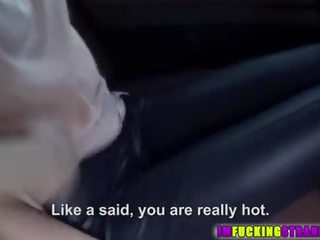 Fascinating and brunette Sheri Vi gets spotted and fucked by stranger