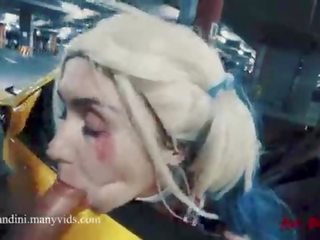 Public fuck with passionate Harley Quinn. Halloween