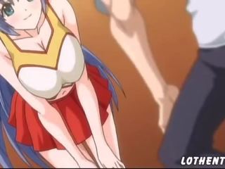 Hentai x rated film with titty cheerleader