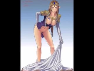 Legend van zelda - prinses zelda hentai vies klem