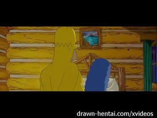 Simpsons dirty film - adult clip Night